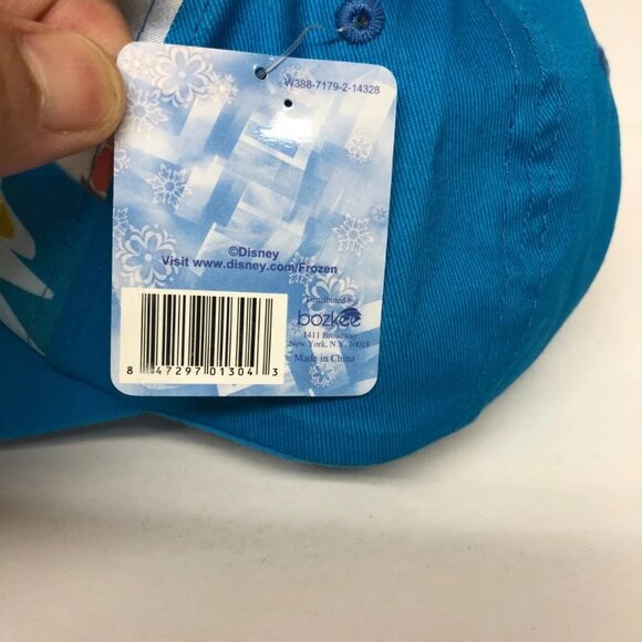 Kids Hat Frozen Olaf Chillin' in the Sunshine with Flip Down Sunglasses New - Picture 12 of 12